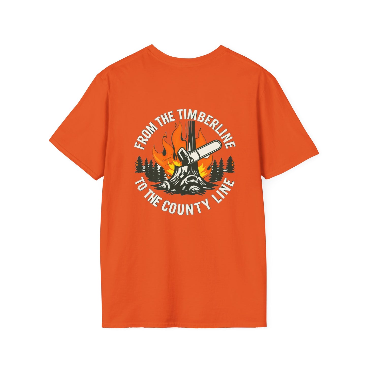Timberline to countyline blue collar built Unisex T-Shirt - Blue Collar Countryside Runners Merch