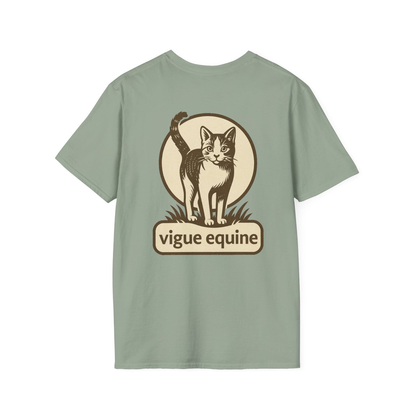 Alley Cat Vigue Equine LLC Merch for Countryside Runners- soft style t-shirt