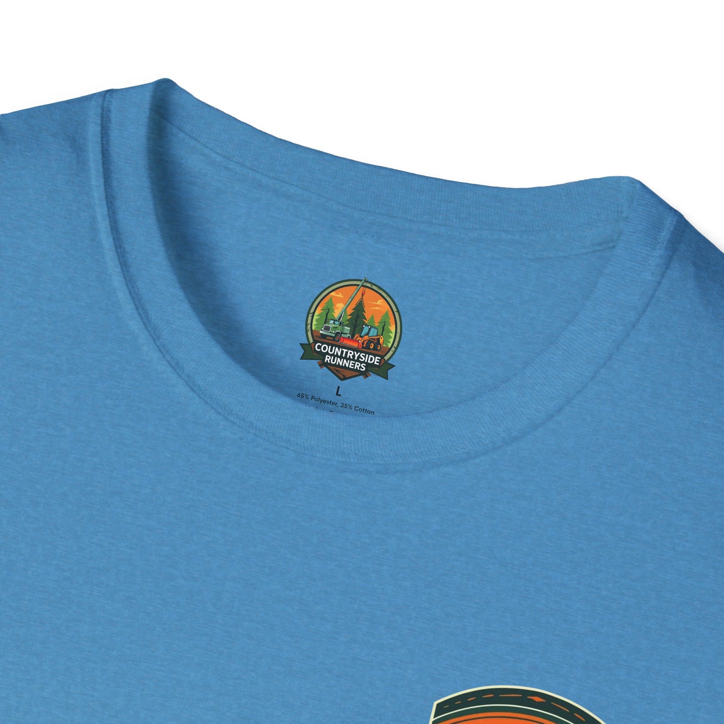 Countryside Runners Blue Collar line Heavy Duty Equipment T-Shirt | Outdoor Adventure Tee, Gift for Nature Lovers, Hiking Apparel, Casual Wear, Eco-Friendly Clothing