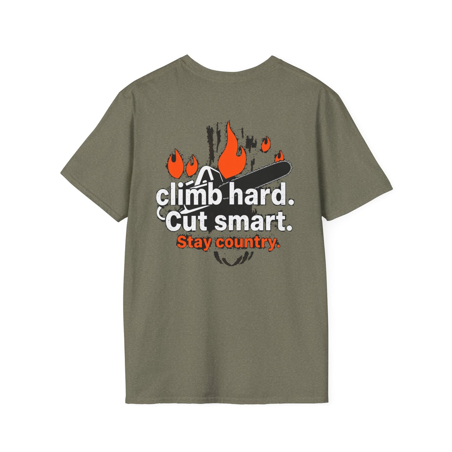 Climb hard cut smart blue collar built Unisex T-Shirt - Blue Collar Countryside Runners Merch