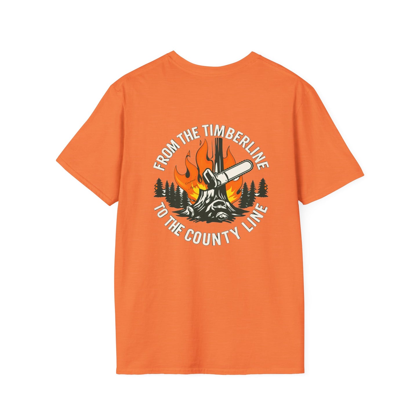 Timberline to countyline blue collar built Unisex T-Shirt - Blue Collar Countryside Runners Merch