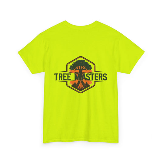 Blue collar line- Tree Masters Unisex Heavy Cotton Tee | Nature Lover Shirt, Camping Tee, Outdoor Enthusiast Gear, Adventure Gift, Eco-Friendly Fashion