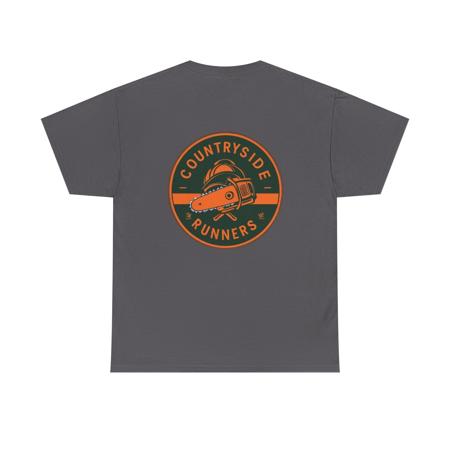 Blue collar line- Countryside Runners Heavy Cotton Tee, Running Shirt, Unisex T-Shirt, Sports Apparel, Outdoor Activity Gear, Gift for Runners
