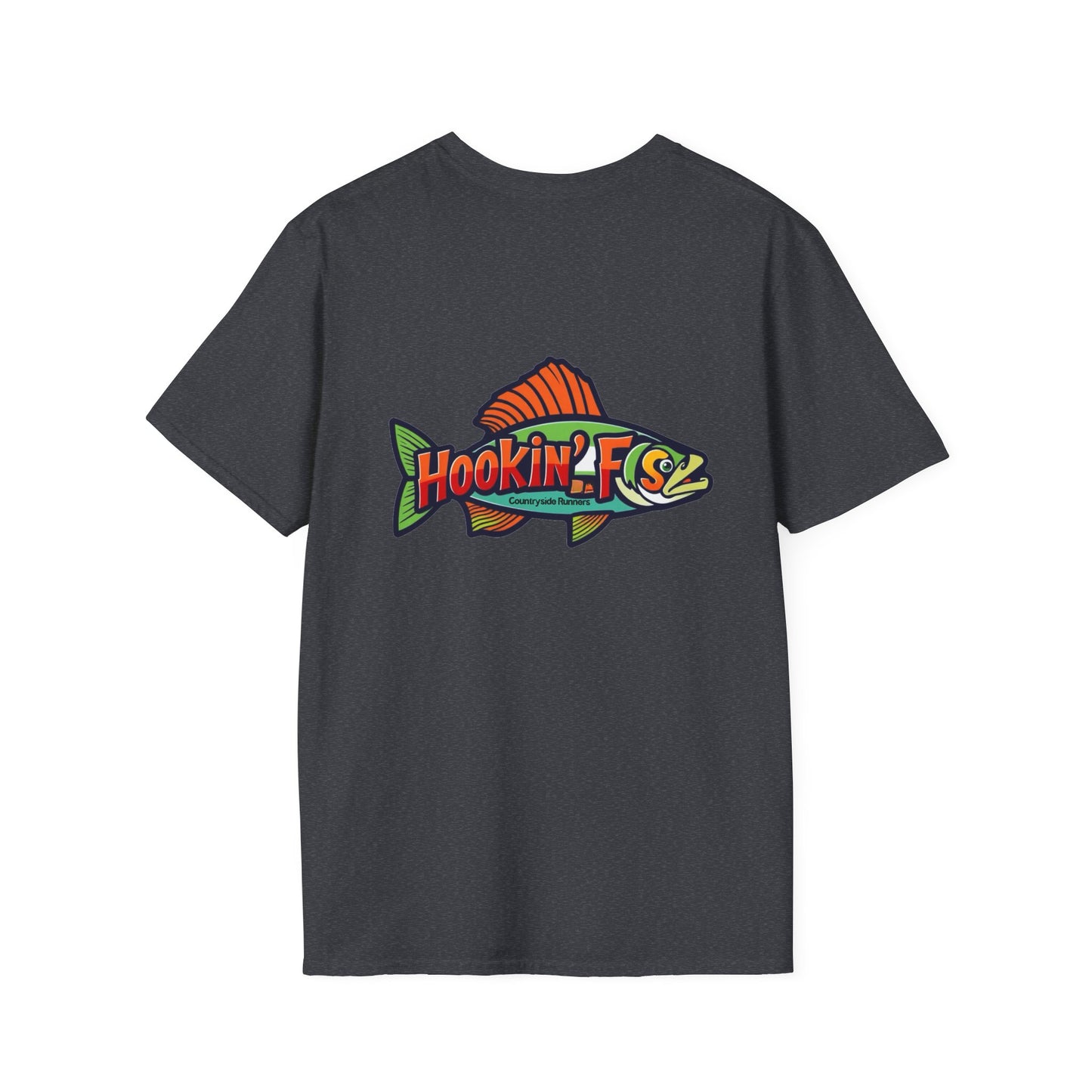 Hooked- Countryside Fishing T-Shirt rods and country