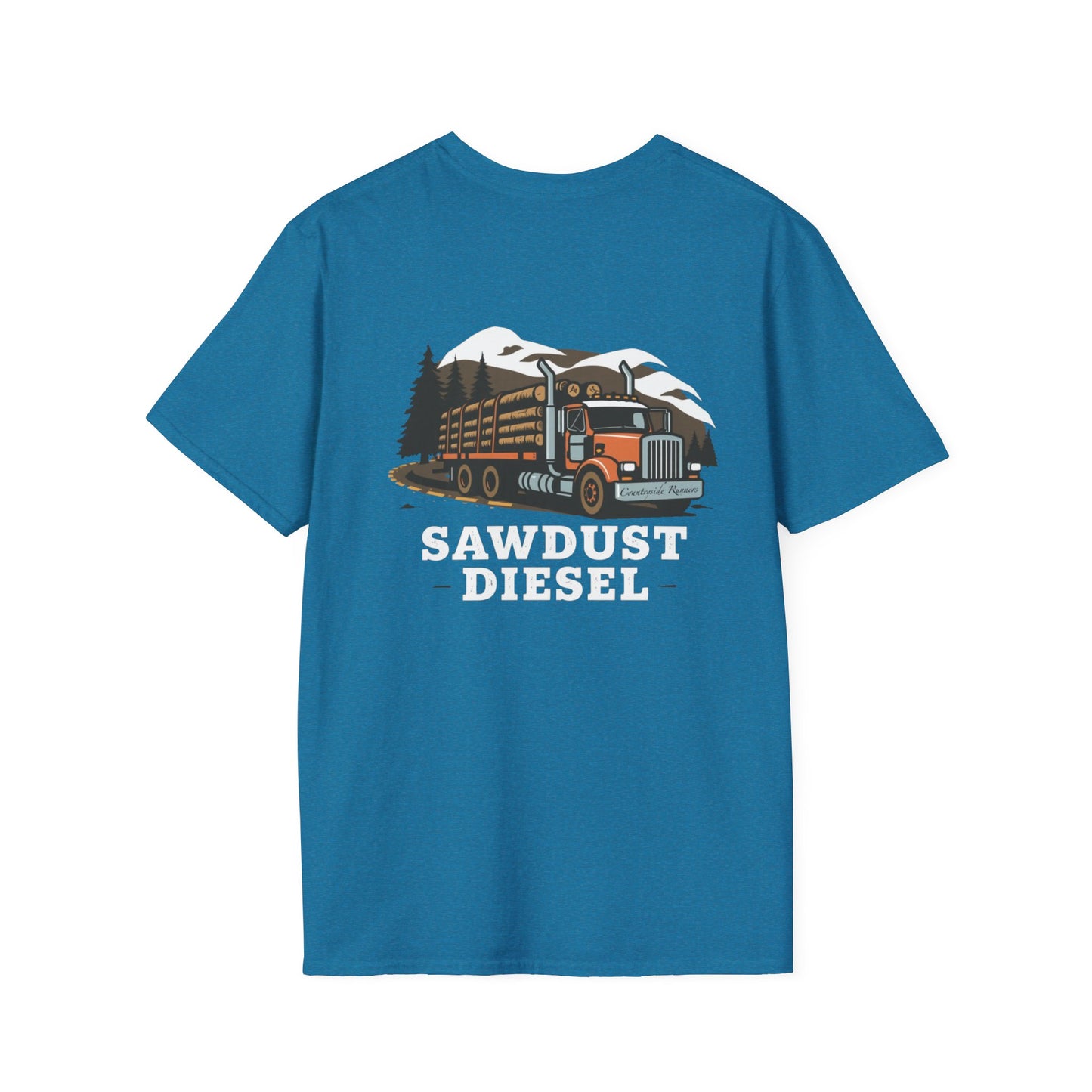 Sawdust Diesel blue collar built Unisex T-Shirt - Blue Collar Countryside Runners Merch