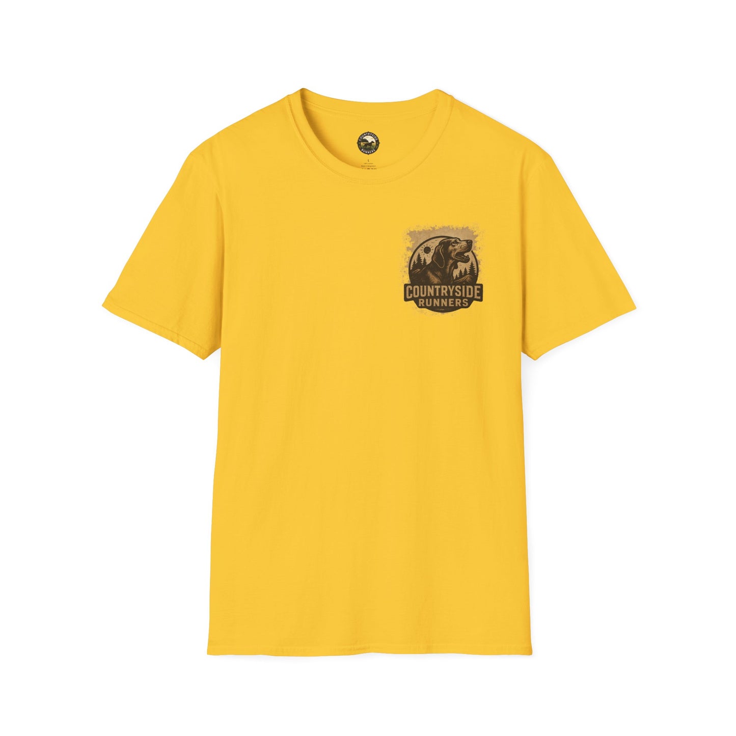 Countryside Runners Unisex Softstyle T-Shirt - Perfect for Dog Lovers, Runners, Outdoor Adventures, Gifts, Casual Wear