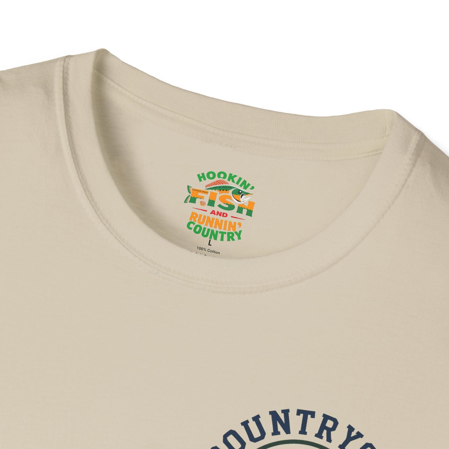 Hooked- Countryside Fishing T-Shirt rods and country