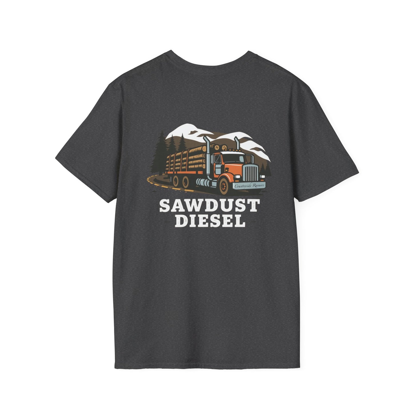 Sawdust Diesel blue collar built Unisex T-Shirt - Blue Collar Countryside Runners Merch