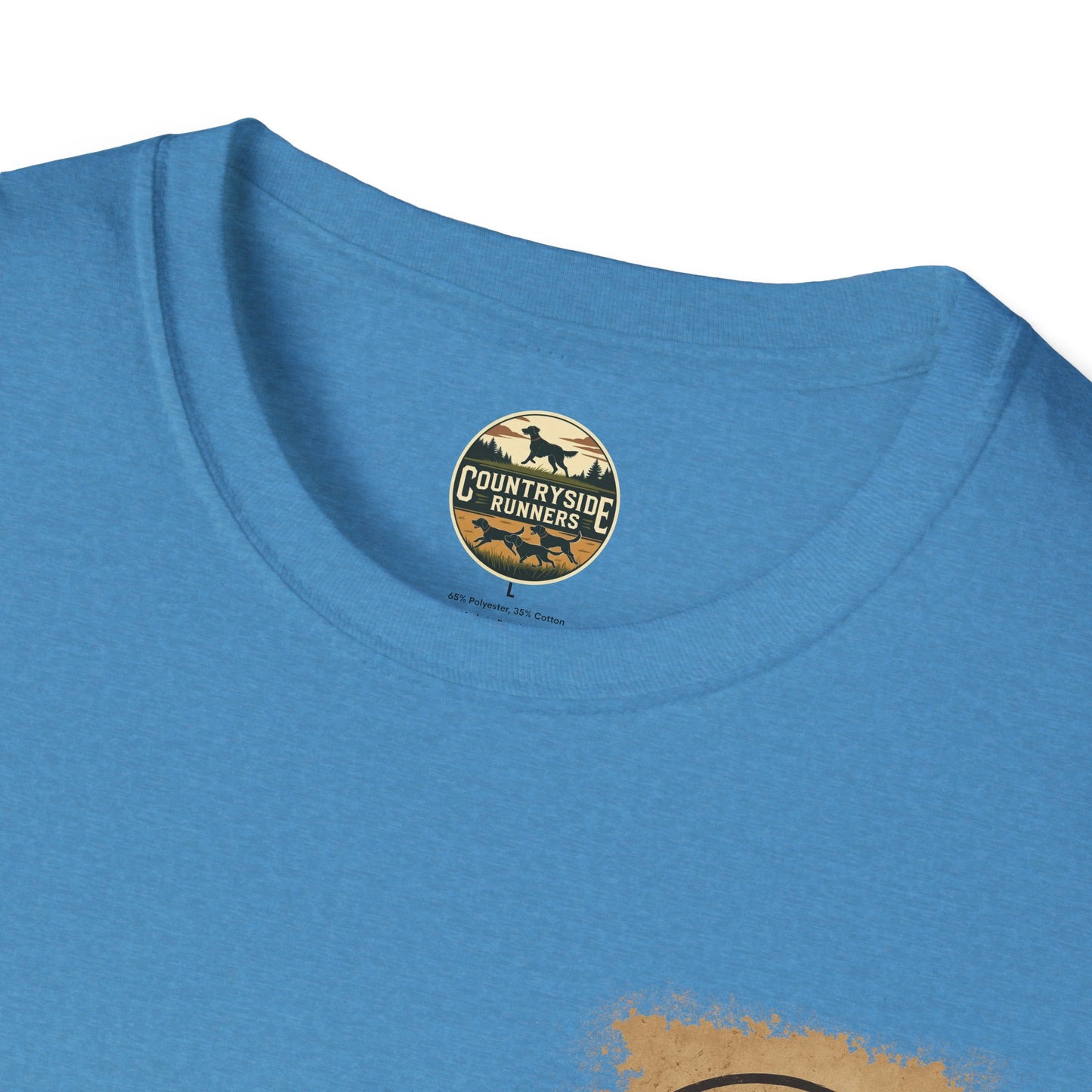 Countryside Runners T-Shirt | Unisex Graphic Tee for Dog Lovers | Nature Sports Shirt | Gift for Runners | Outdoor Adventure Apparel
