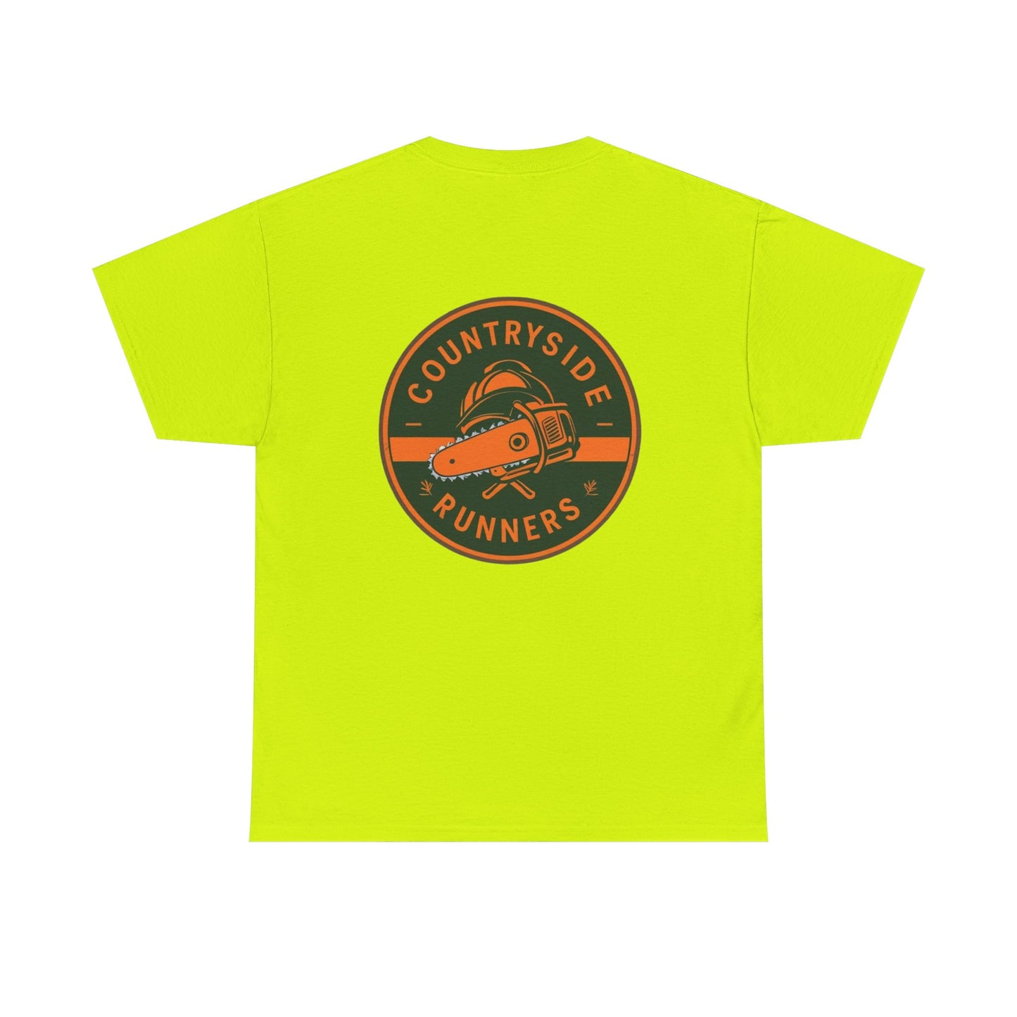Blue collar line- Countryside Runners Heavy Cotton Tee, Running Shirt, Unisex T-Shirt, Sports Apparel, Outdoor Activity Gear, Gift for Runners