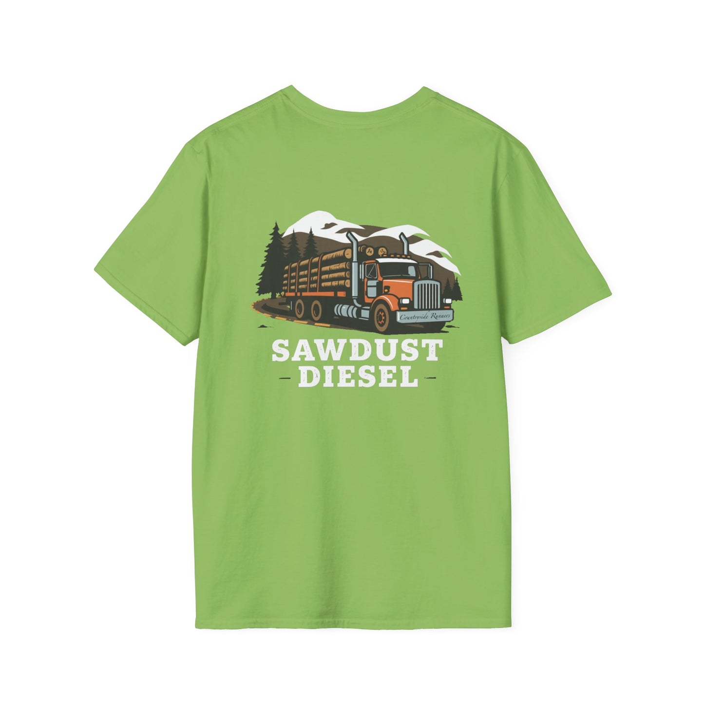 Sawdust Diesel blue collar built Unisex T-Shirt - Blue Collar Countryside Runners Merch