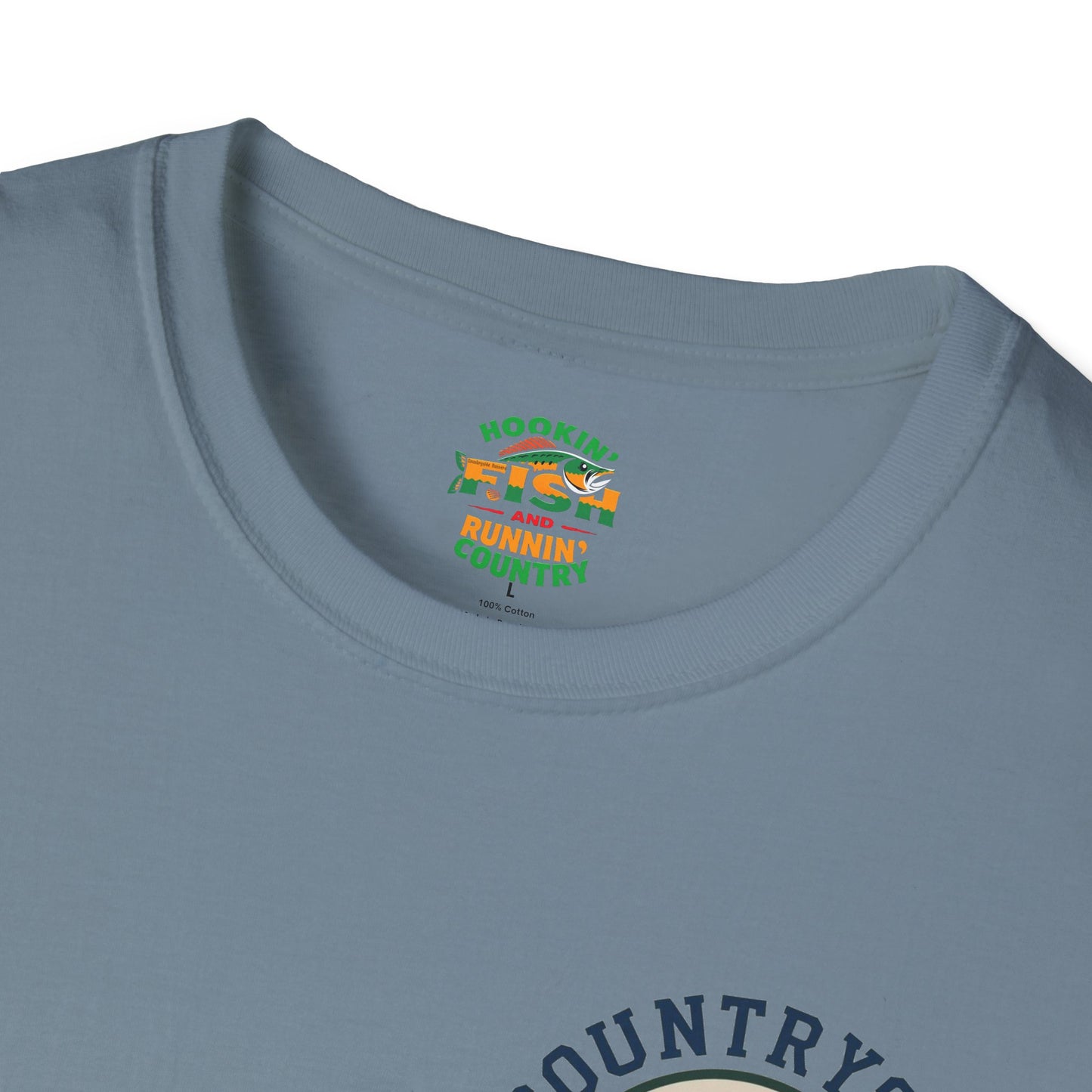 Hooked- Countryside Fishing T-Shirt rods and country