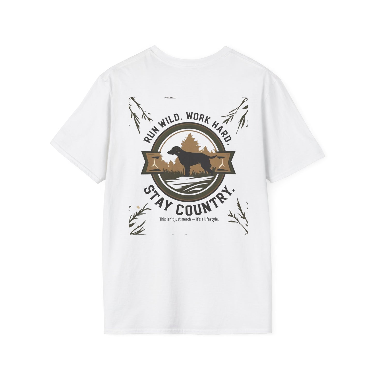 Countryside Runners T-Shirt, Rustic Outdoor Apparel, Gift for Dog Lovers, Hiking Shirt, Country Life Fashion