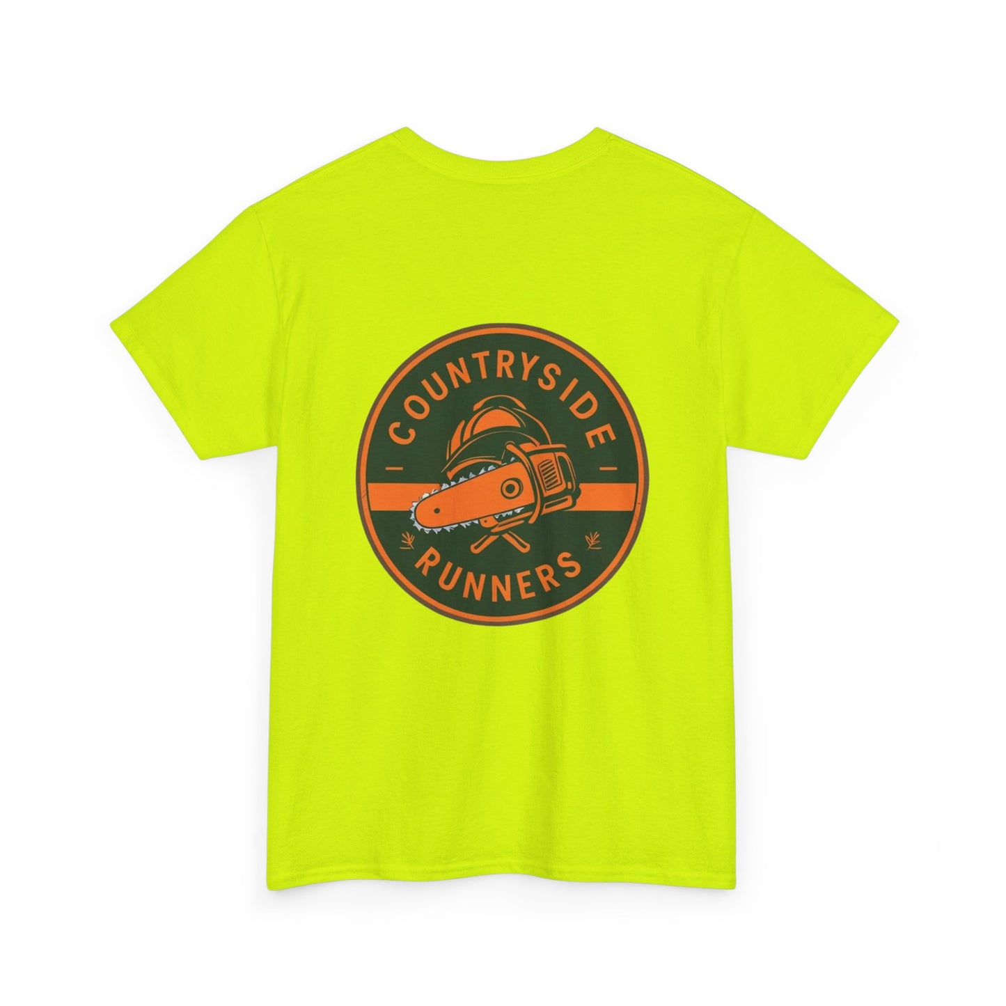 Blue collar line- Countryside Runners Heavy Cotton Tee, Running Shirt, Unisex T-Shirt, Sports Apparel, Outdoor Activity Gear, Gift for Runners