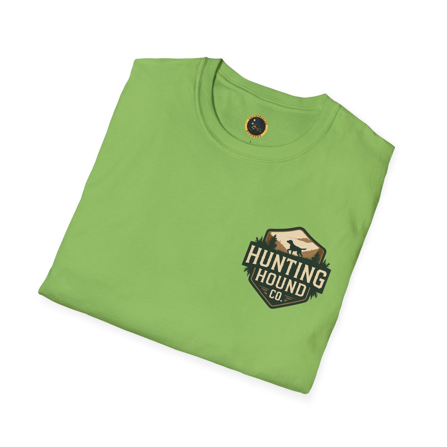 Countryside Runners Unisex Softstyle T-Shirt, Outdoor Tee, Dog Lovers Gift, Hunting Hound Apparel, Nature Themed Shirt, Animal Print T-Shirt