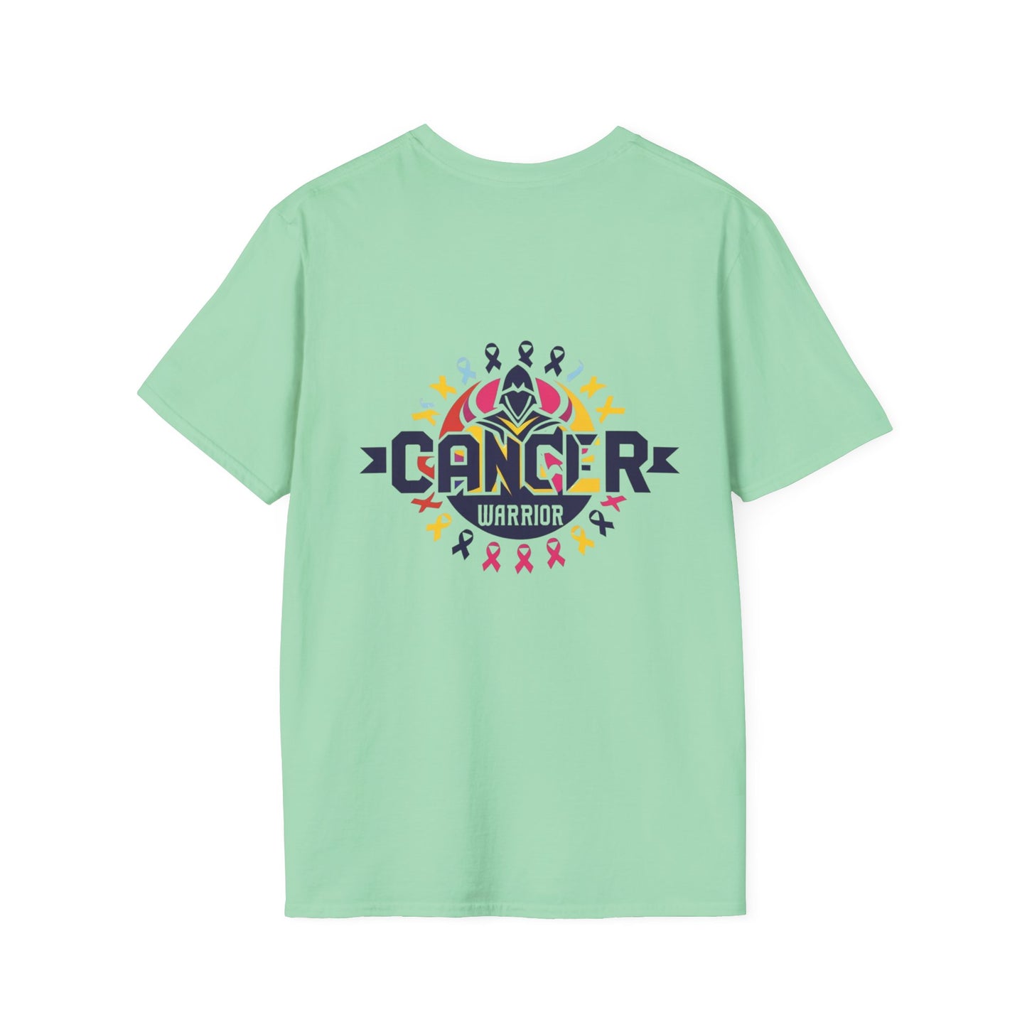 Cancer Warrior Unisex Softstyle T-Shirt, Support Tee, Awareness Shirt, Gift Idea for Cancer Fighters, Inspirational Apparel