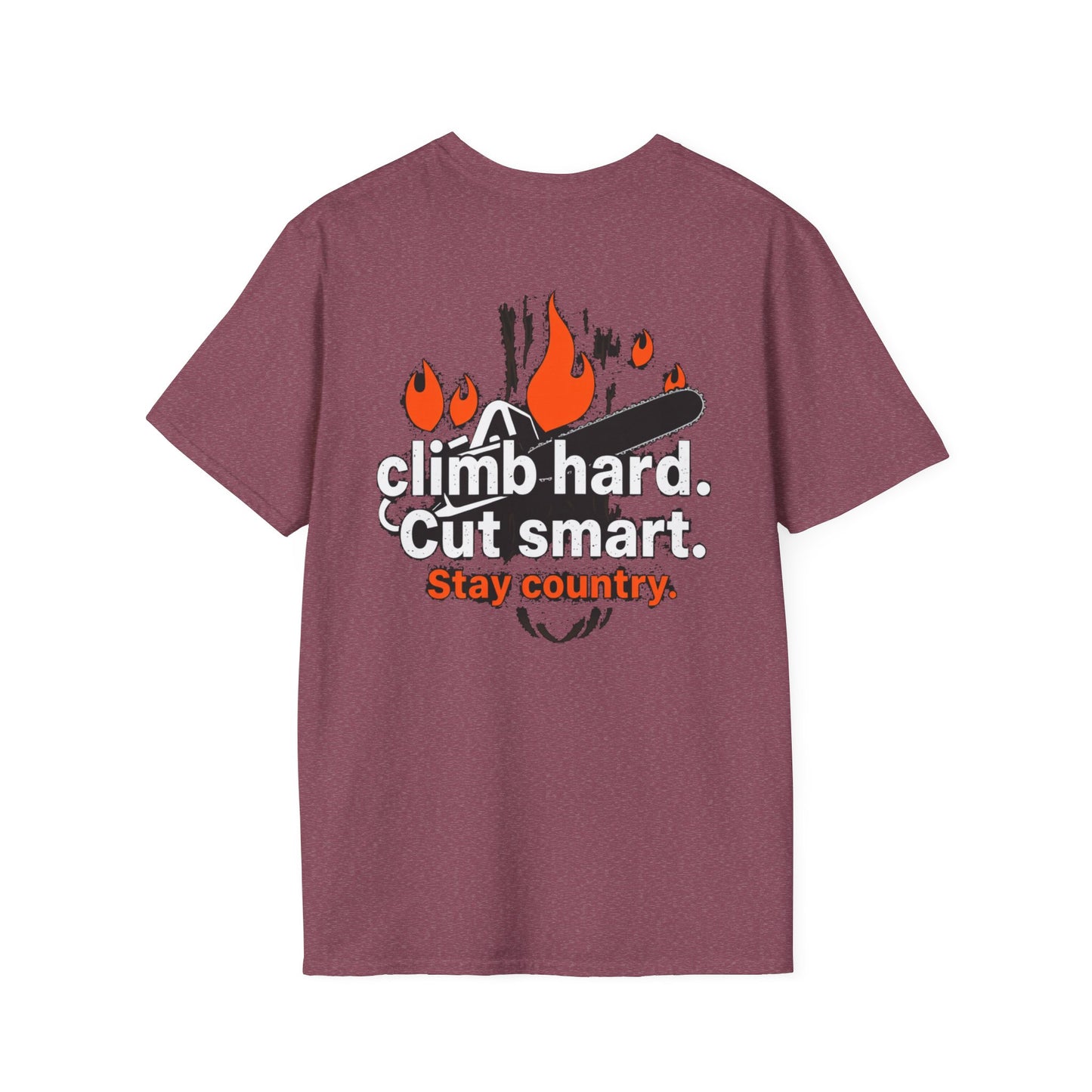 Climb hard cut smart blue collar built Unisex T-Shirt - Blue Collar Countryside Runners Merch