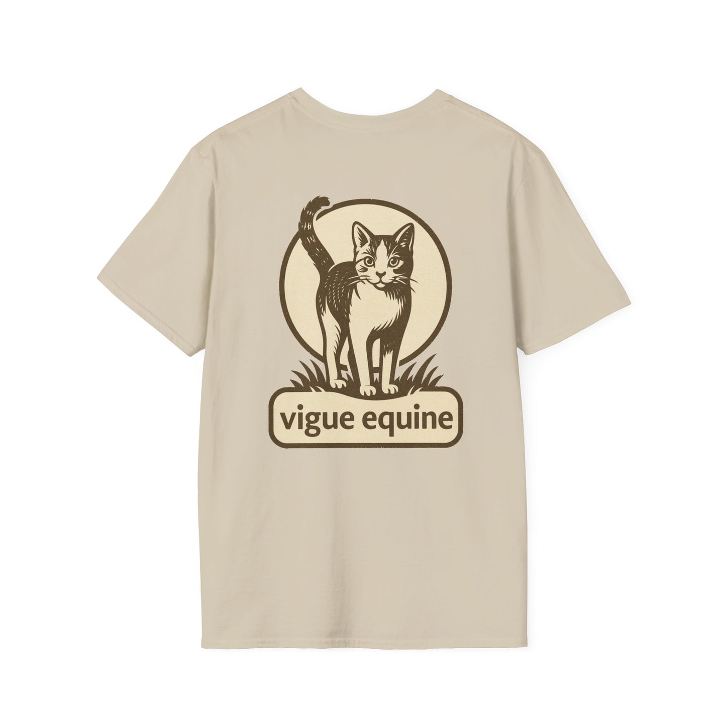 Alley Cat Vigue Equine LLC Merch for Countryside Runners- soft style t-shirt