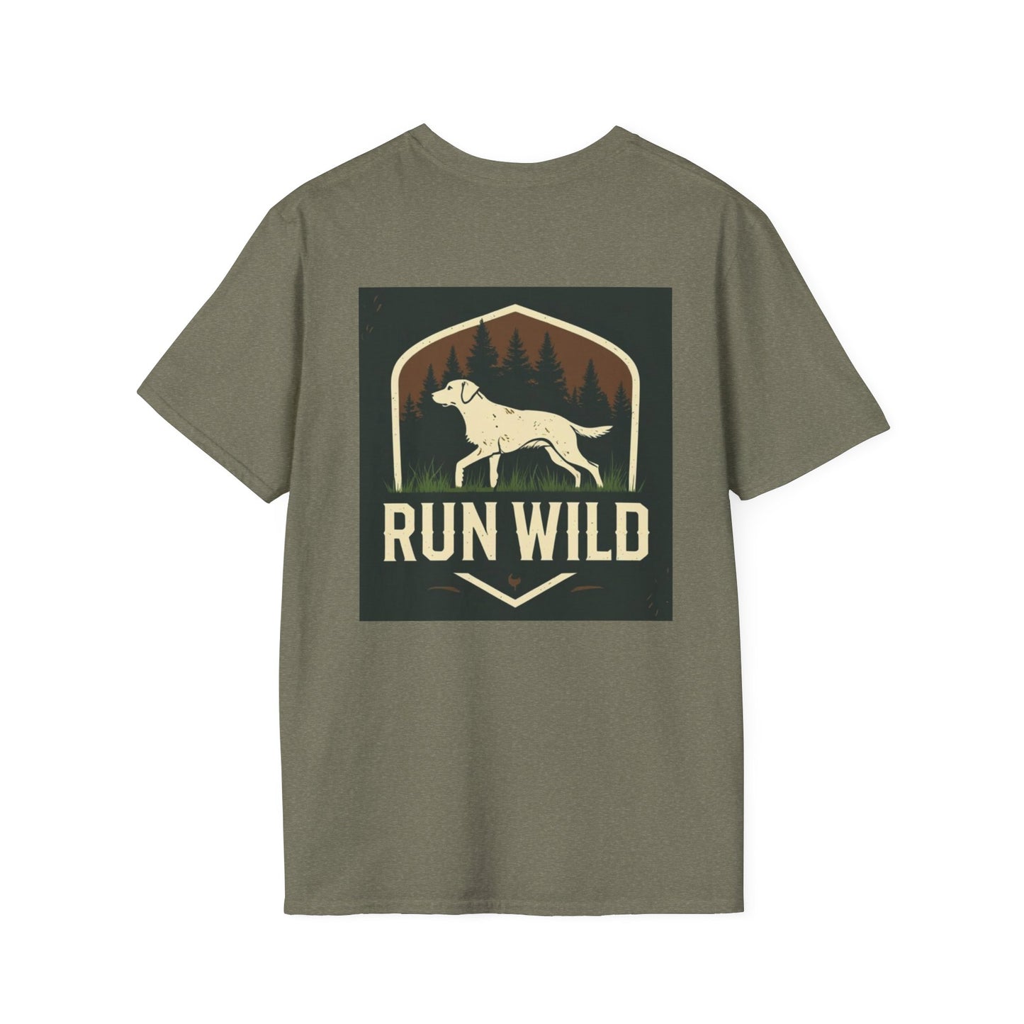 Unisex Softstyle T-Shirt featuring Outdoor Dog & Running Themes | Perfect Gift for Dog Lovers, Runners, Outdoor Enthusiasts, [...]