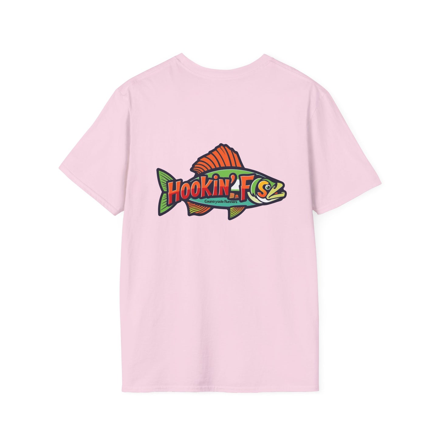 Hooked- Countryside Fishing T-Shirt rods and country