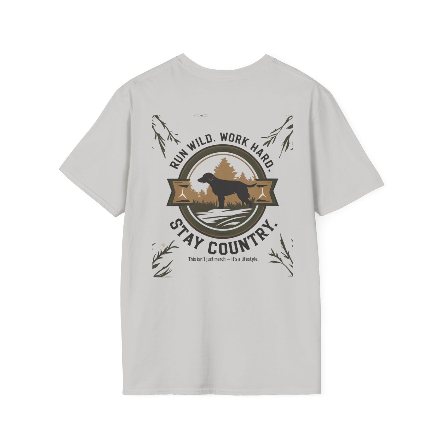 Countryside Runners T-Shirt, Rustic Outdoor Apparel, Gift for Dog Lovers, Hiking Shirt, Country Life Fashion