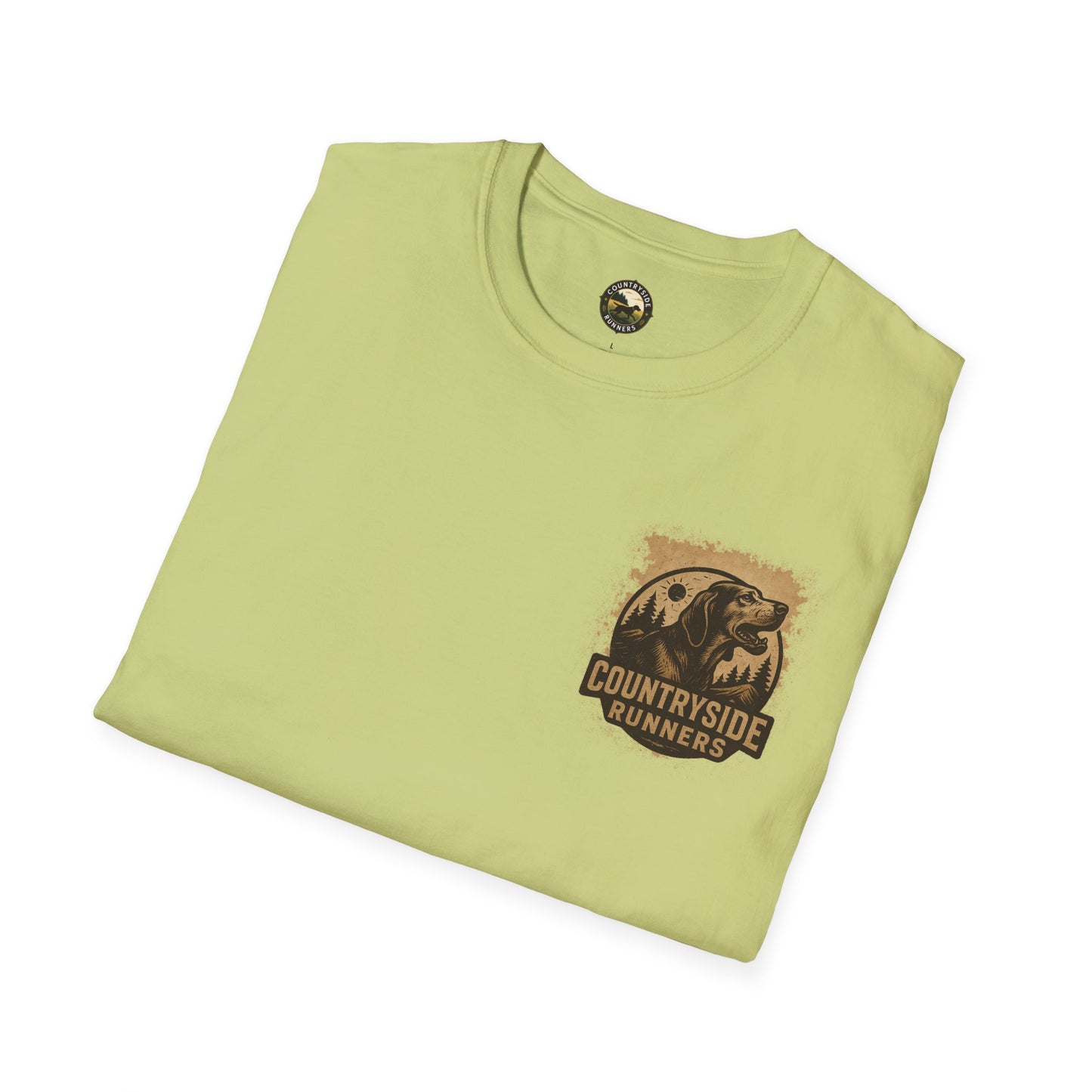 Countryside Runners Unisex Softstyle T-Shirt - Perfect for Dog Lovers, Runners, Outdoor Adventures, Gifts, Casual Wear