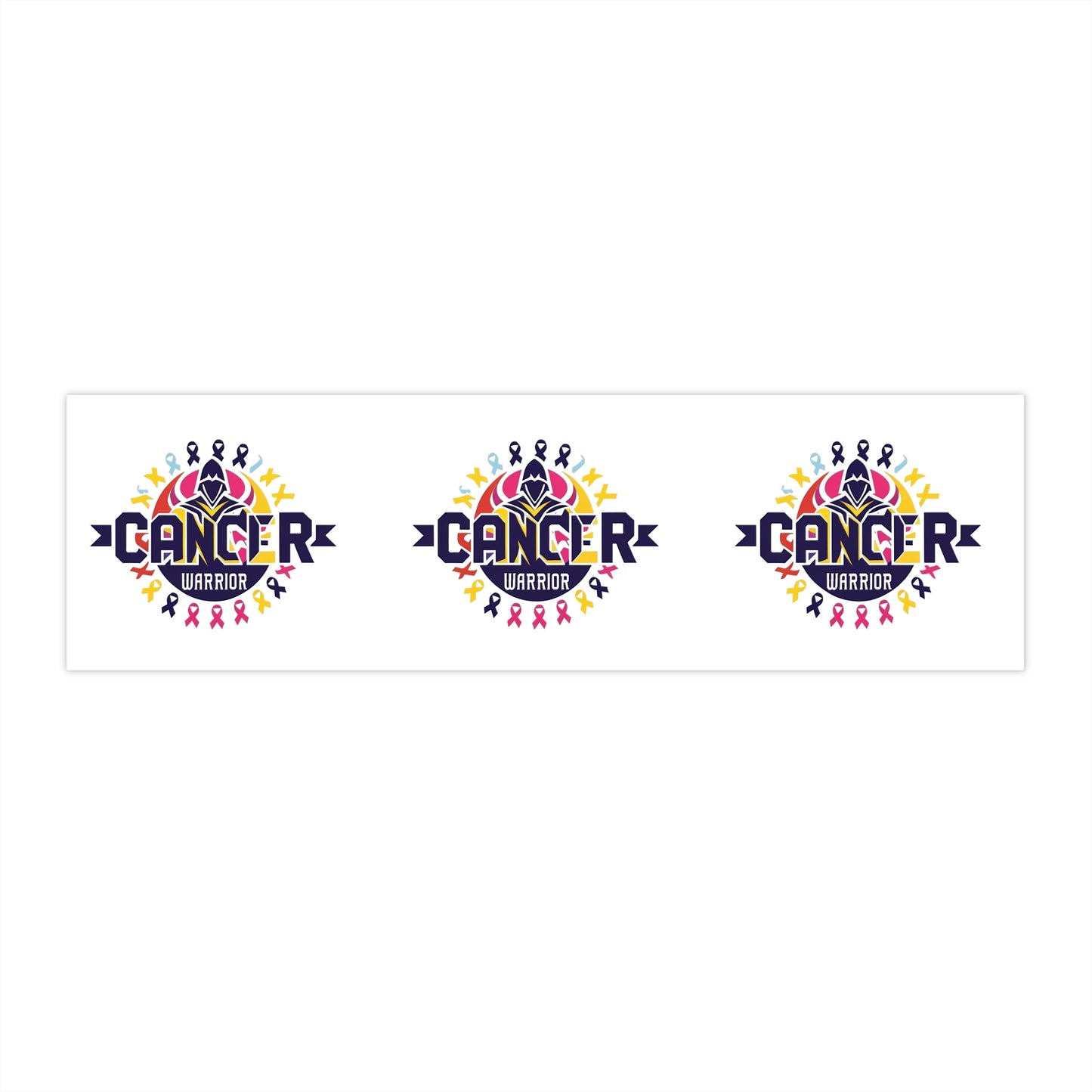 Cancer Warrior Bumper Stickers, Car Decal, Awareness Sticker, Gift for Cancer Survivors, Supportive Decor