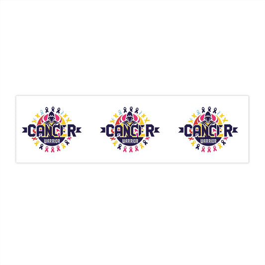 Cancer Warrior Bumper Stickers, Car Decal, Awareness Sticker, Gift for Cancer Survivors, Supportive Decor