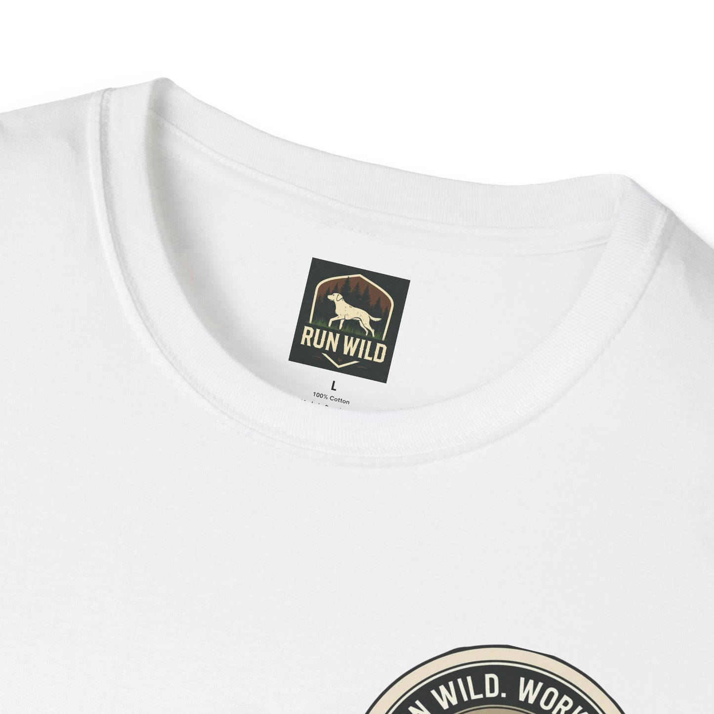 Unisex Softstyle T-Shirt featuring Outdoor Dog & Running Themes | Perfect Gift for Dog Lovers, Runners, Outdoor Enthusiasts, [...]