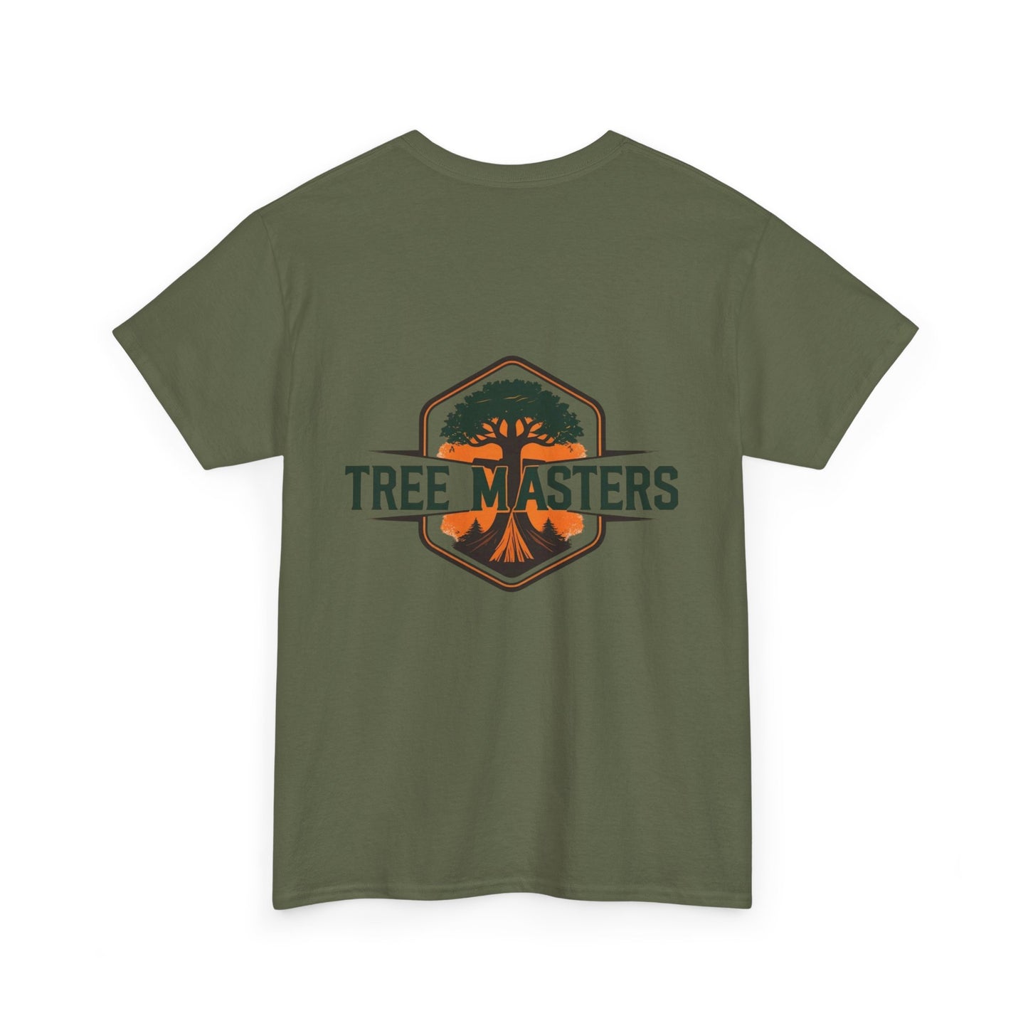 Blue collar line- Tree Masters Unisex Heavy Cotton Tee | Nature Lover Shirt, Camping Tee, Outdoor Enthusiast Gear, Adventure Gift, Eco-Friendly Fashion