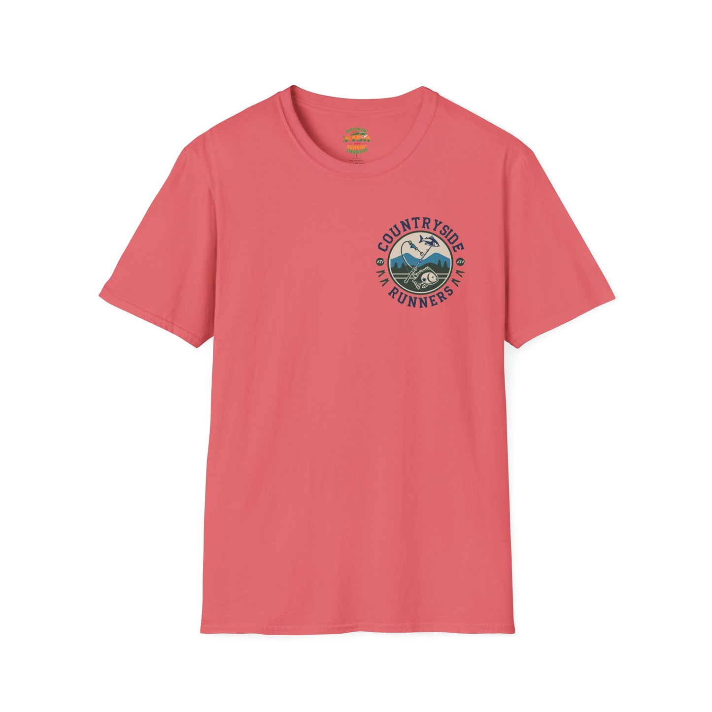 Hooked- Countryside Fishing T-Shirt rods and country