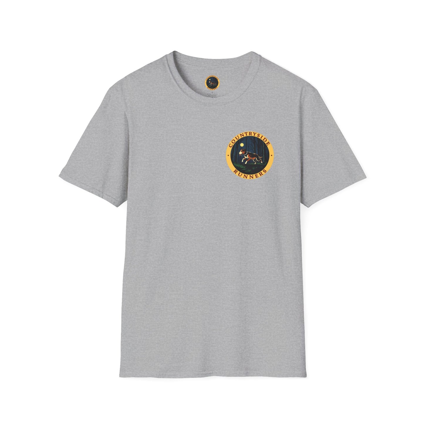 Bluetick Adventure Unisex Softstyle T-Shirt, Casual Tee, Dog Lover Gift, Outdoor T-Shirt, Nature Theme Apparel, Adventure Clothing