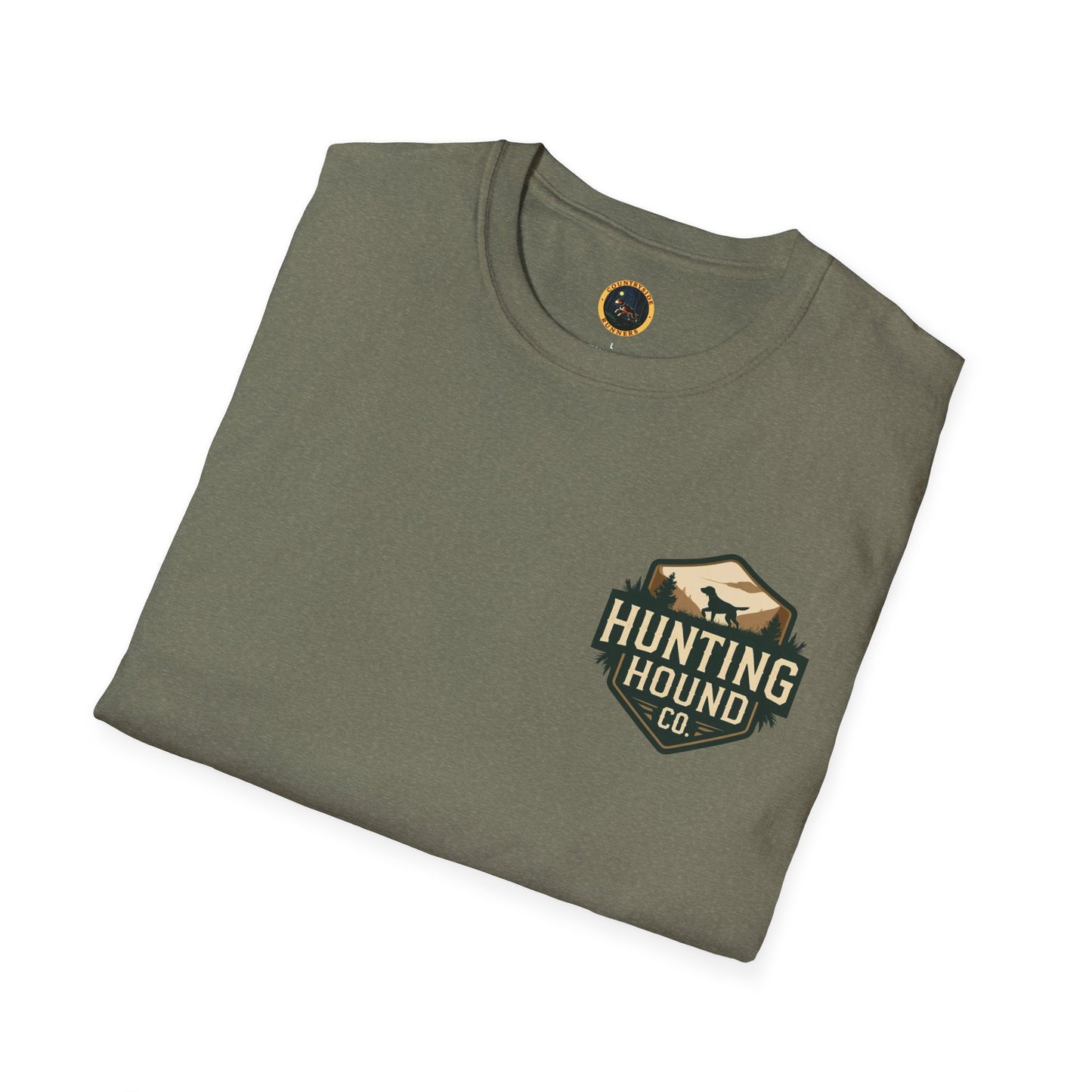 Countryside Runners Unisex Softstyle T-Shirt, Outdoor Tee, Dog Lovers Gift, Hunting Hound Apparel, Nature Themed Shirt, Animal Print T-Shirt