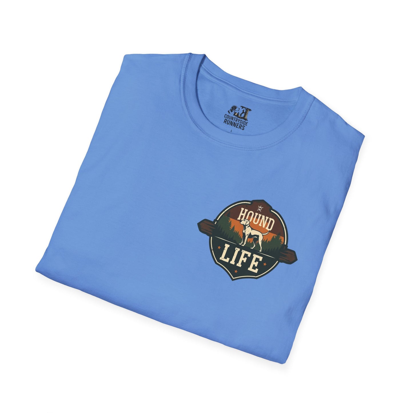 Countryside Runners Unisex Softstyle T-Shirt | Dog Lover Gift, Outdoor Activity Tee, Casual Wear, Pet Enthusiast Shirt, Nature Lover Apparel