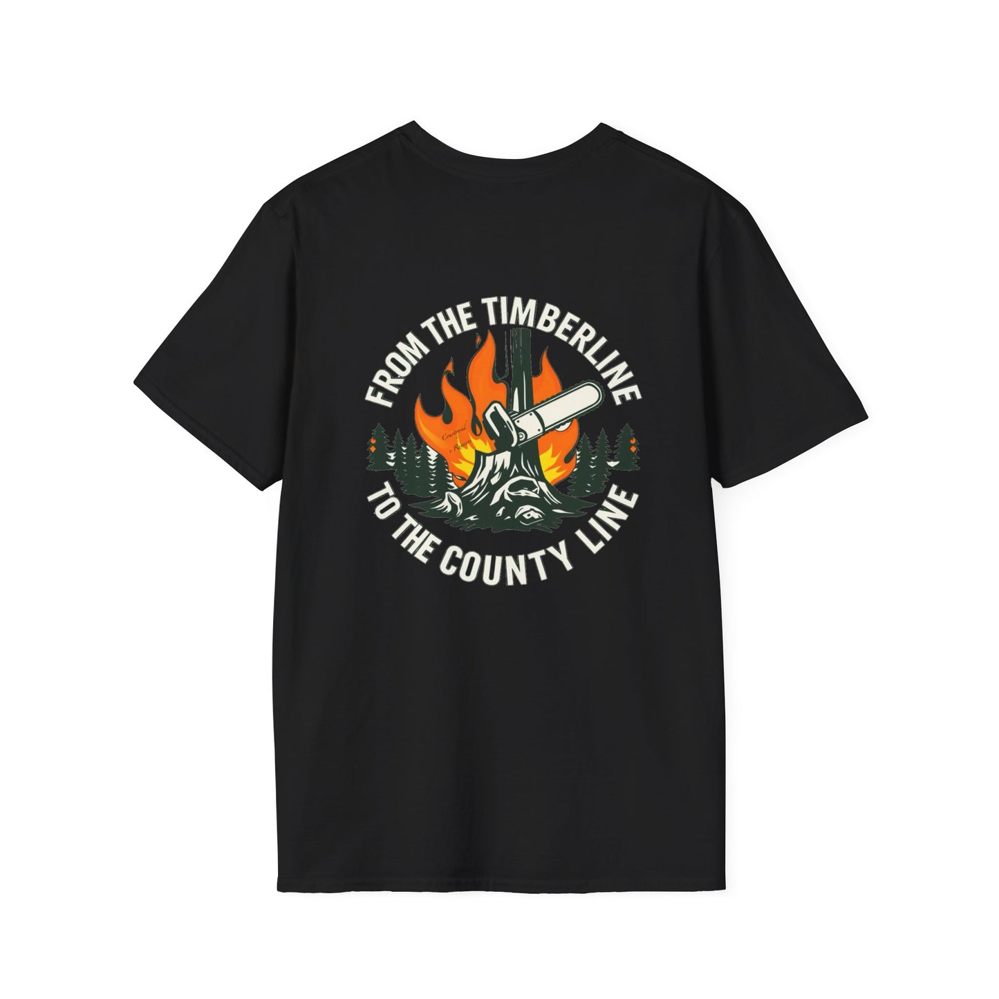 Timberline to countyline blue collar built Unisex T-Shirt - Blue Collar Countryside Runners Merch