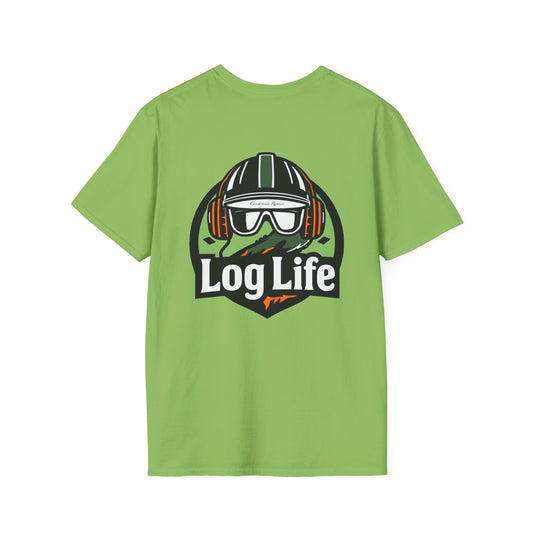 Logging life blue collar built T-Shirt