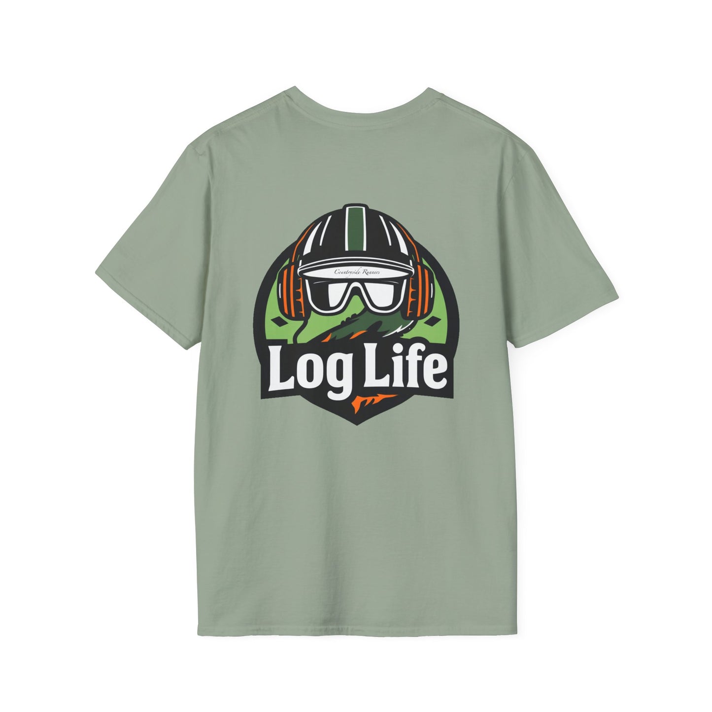 Logging life blue collar built T-Shirt