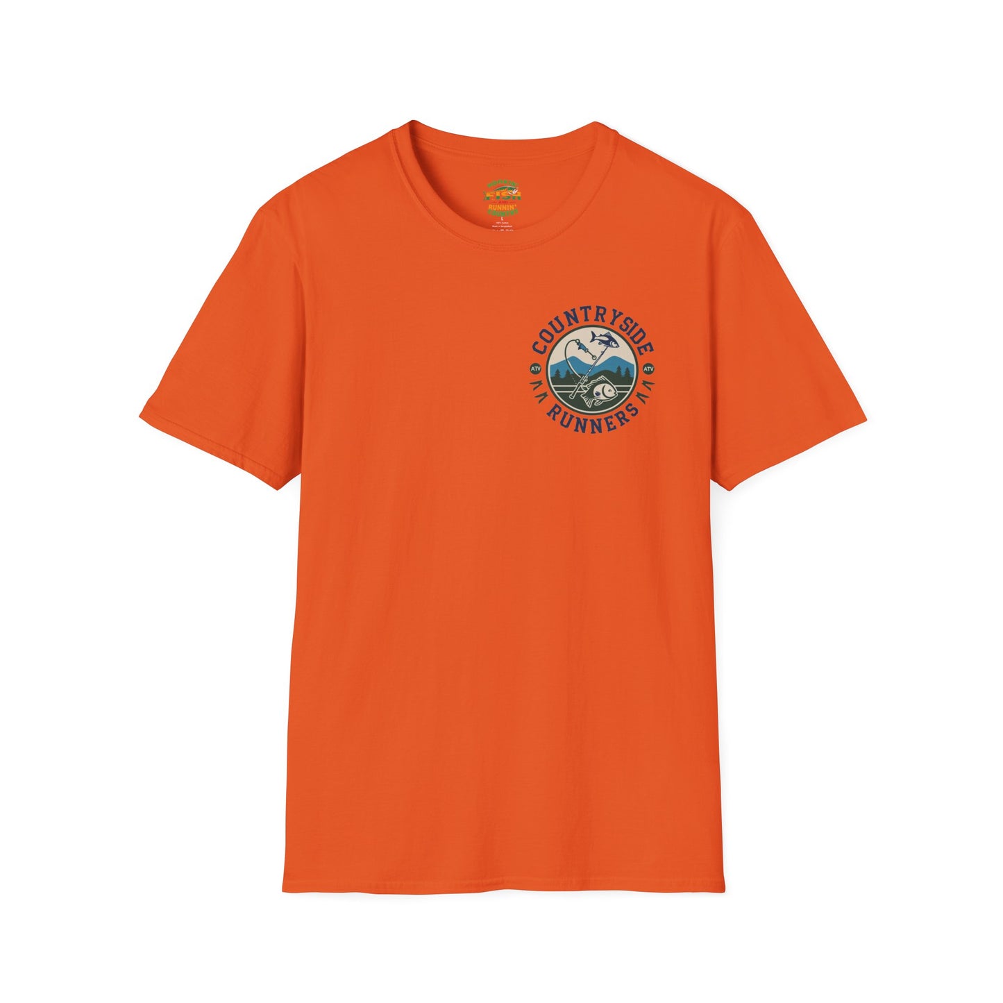 Hooked- Countryside Fishing T-Shirt rods and country