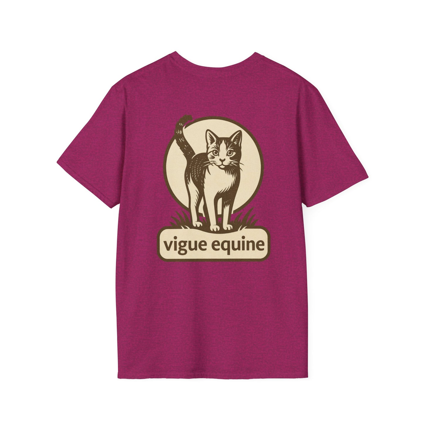 Alley Cat Vigue Equine LLC Merch for Countryside Runners- soft style t-shirt