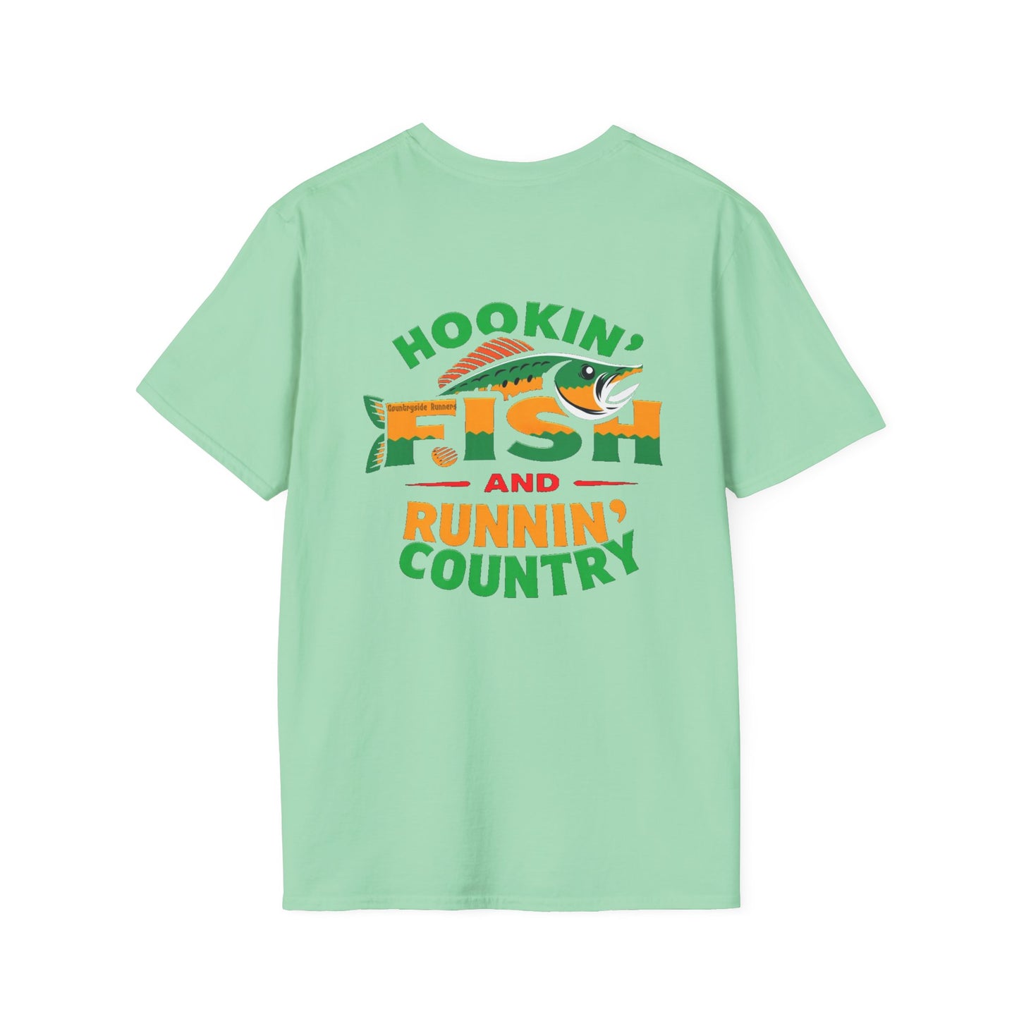 Countryside Fishing T-Shirt - rods and country