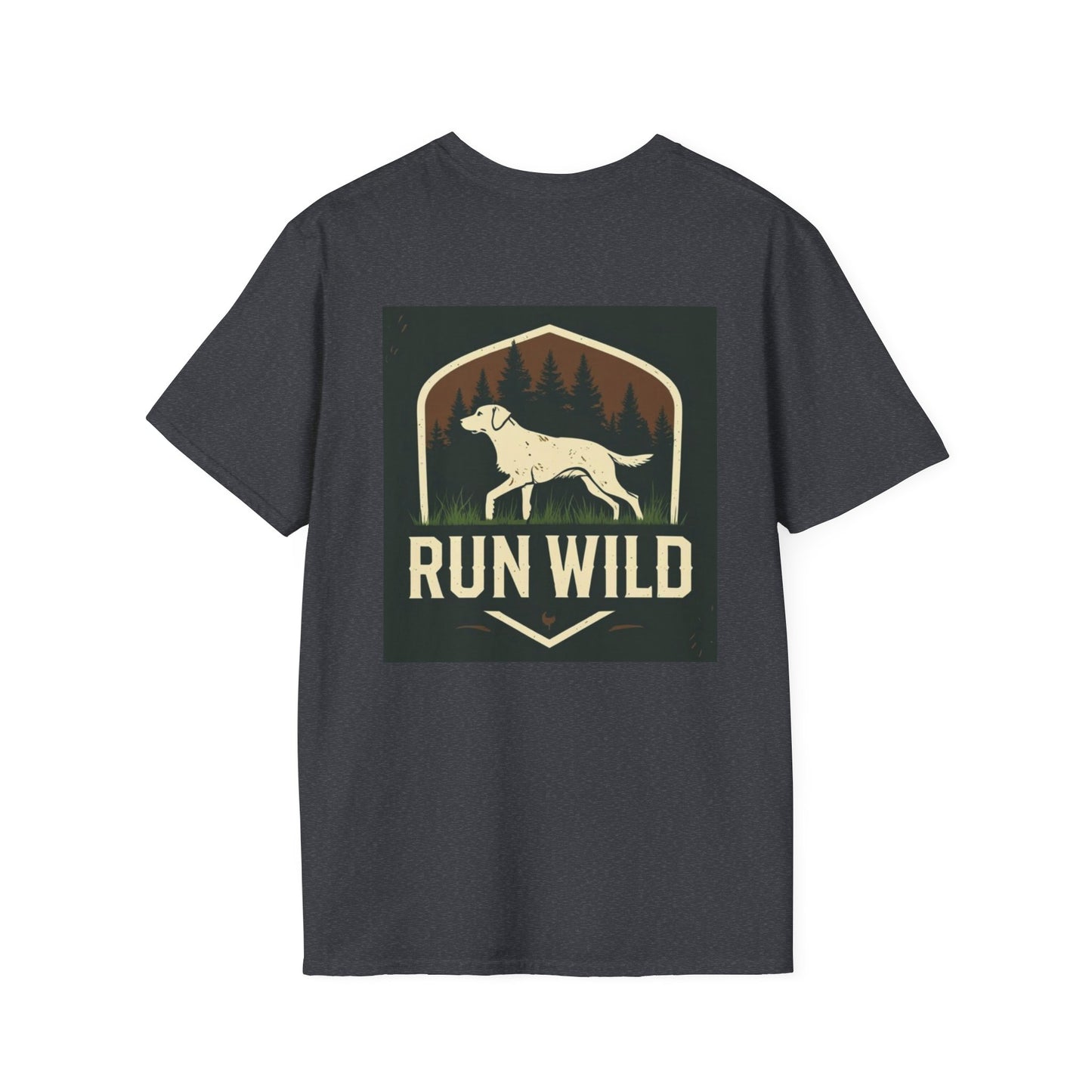 Unisex Softstyle T-Shirt featuring Outdoor Dog & Running Themes | Perfect Gift for Dog Lovers, Runners, Outdoor Enthusiasts, [...]