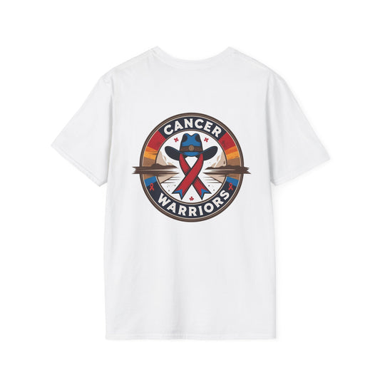 Cancer Warriors Unisex T-Shirt | Softstyle Tee for Support & Awareness, Gift for Fighters, Survivors, Fundraisers, Motivational Wear