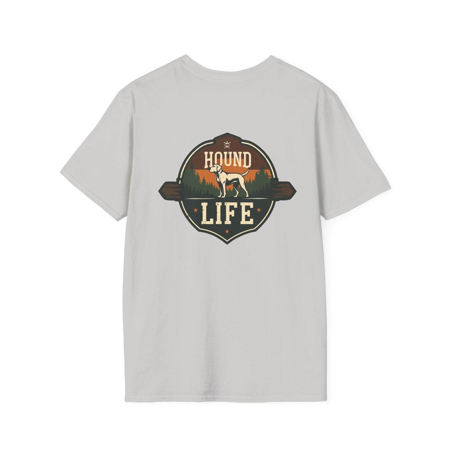 Hound Life Unisex Softstyle T-Shirt, Dog Lover Tee, Gift for Pet Owners, Casual Wear, Outdoor Adventure Shirt
