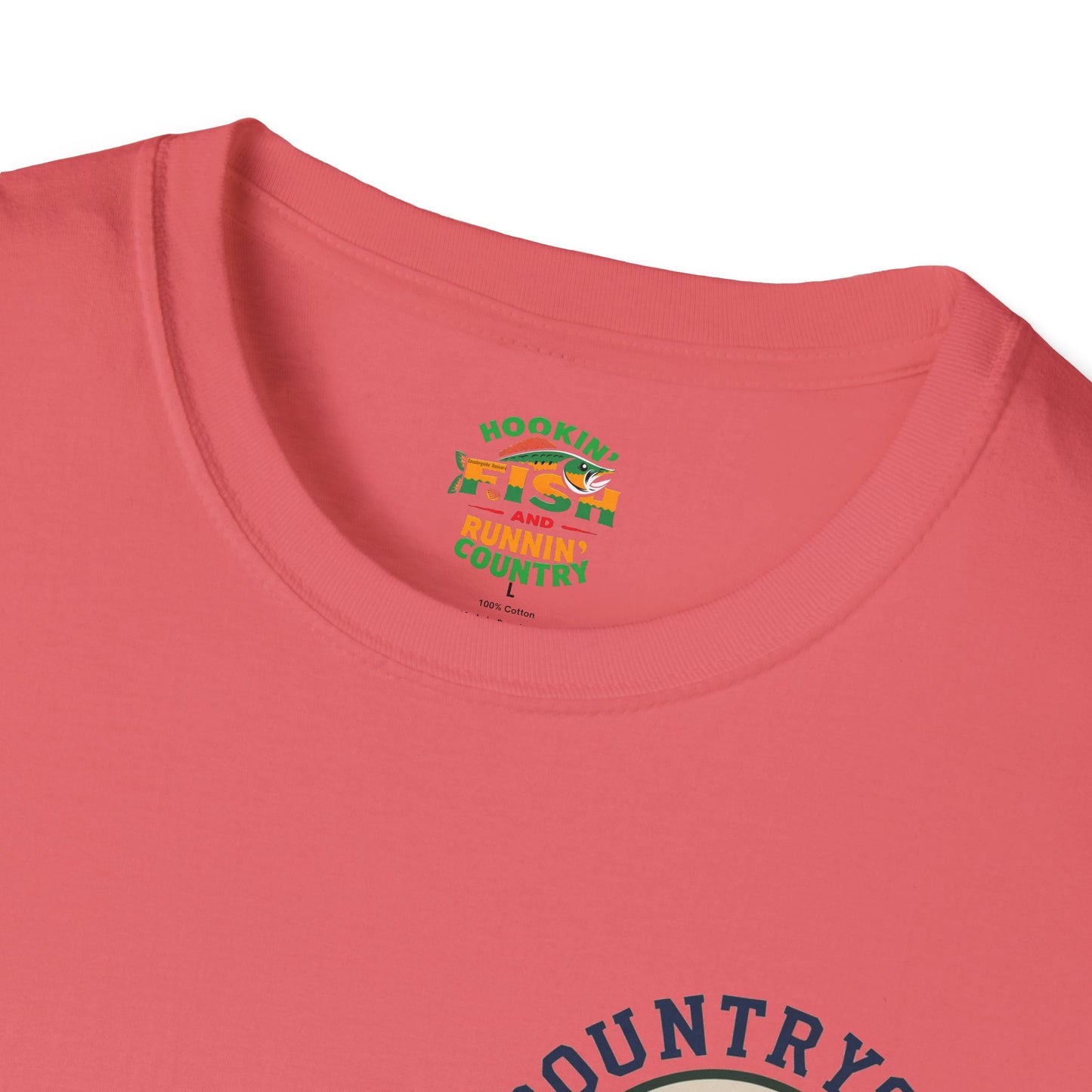 Hooked- Countryside Fishing T-Shirt rods and country