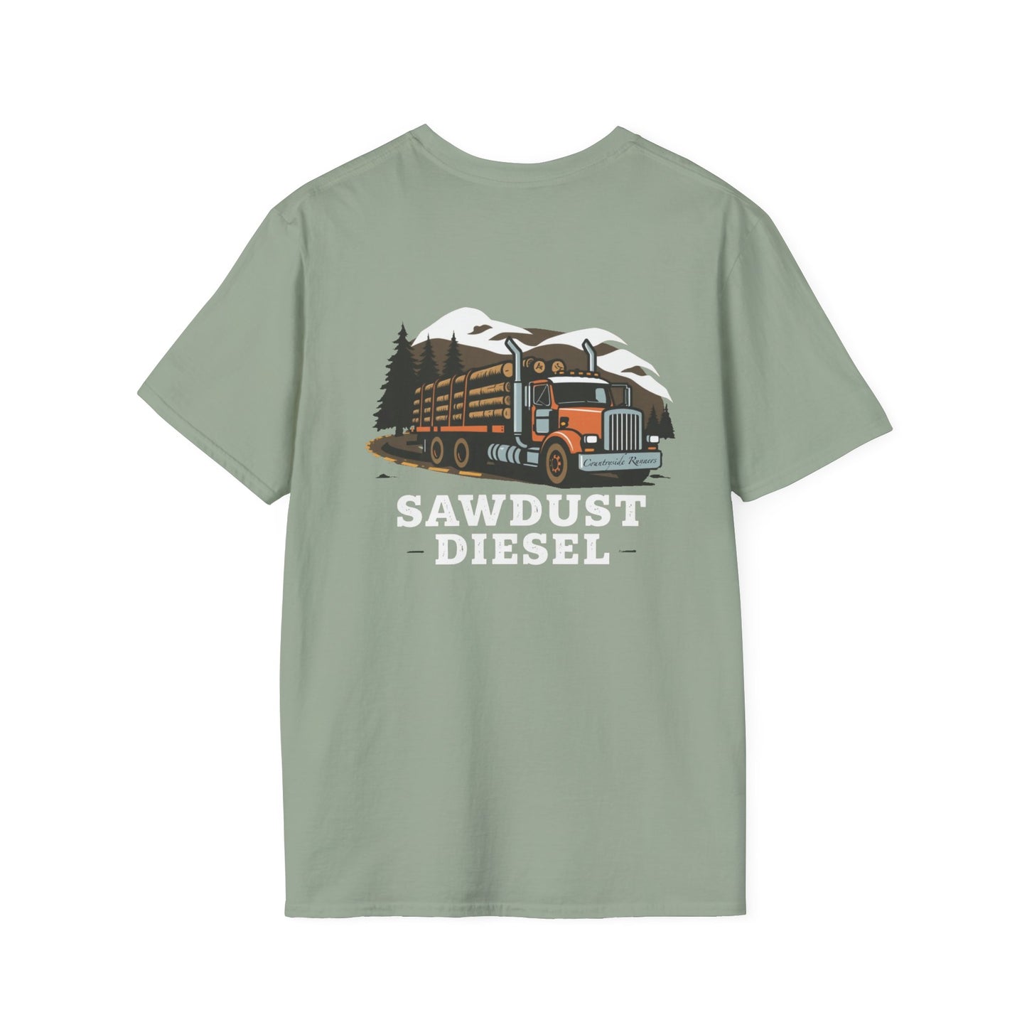 Sawdust Diesel blue collar built Unisex T-Shirt - Blue Collar Countryside Runners Merch