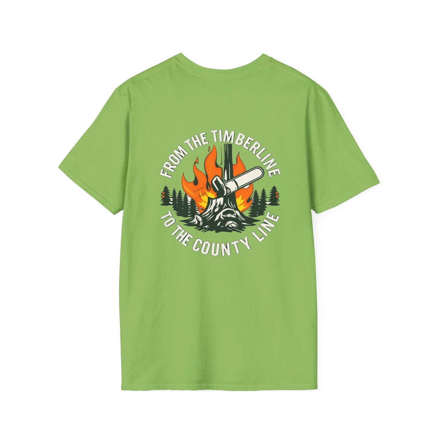 Timberline to countyline blue collar built Unisex T-Shirt - Blue Collar Countryside Runners Merch