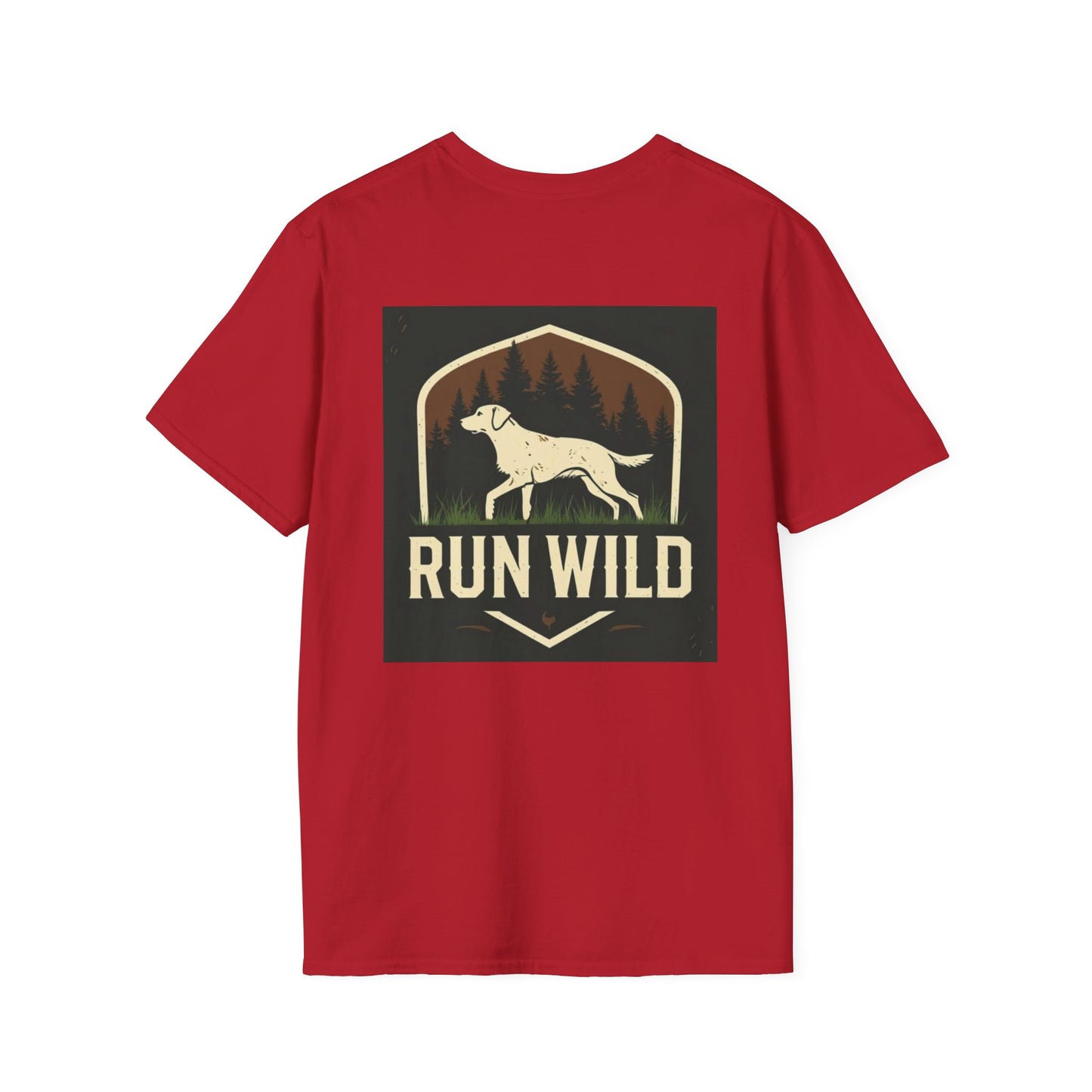 Unisex Softstyle T-Shirt featuring Outdoor Dog & Running Themes | Perfect Gift for Dog Lovers, Runners, Outdoor Enthusiasts, [...]