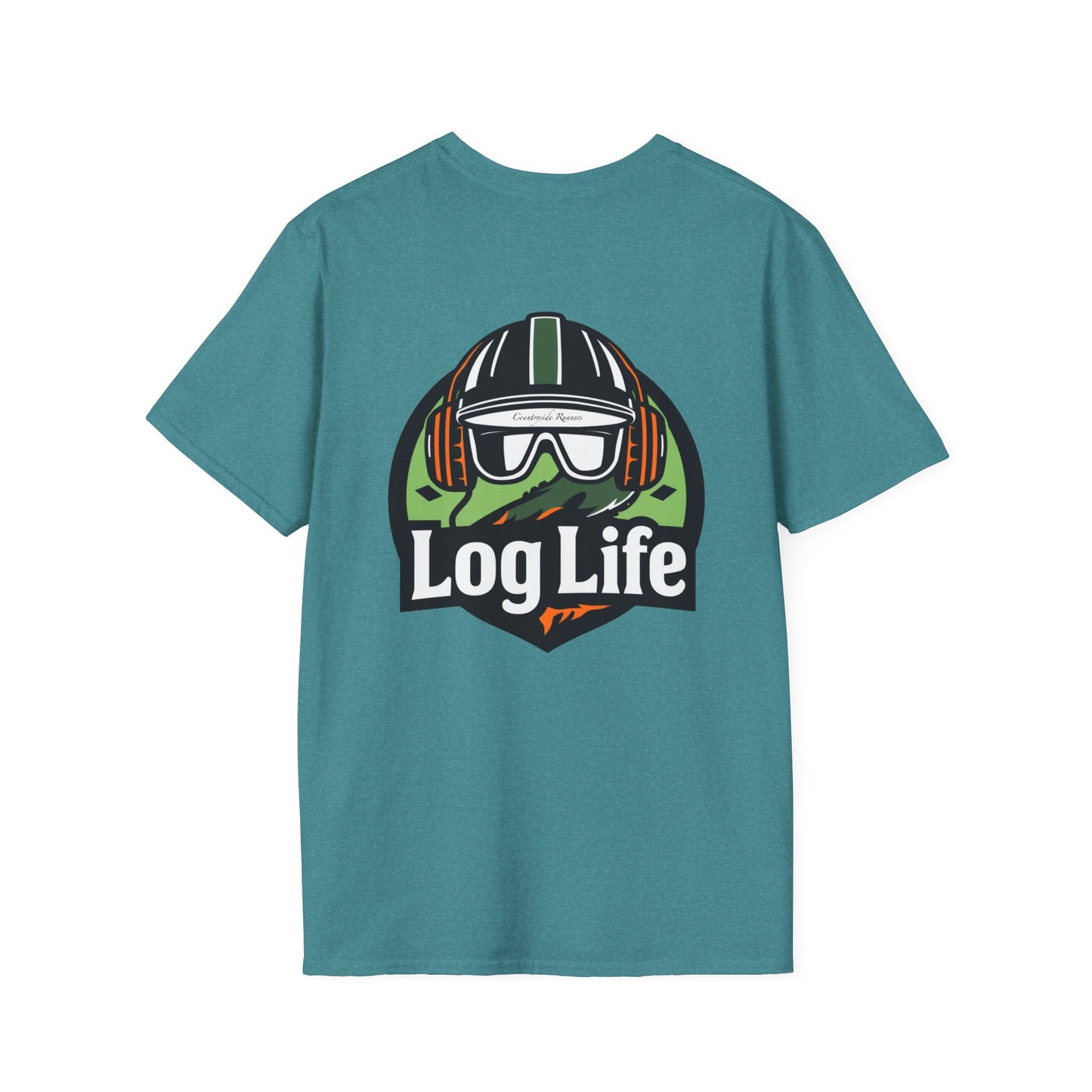 Logging life blue collar built T-Shirt