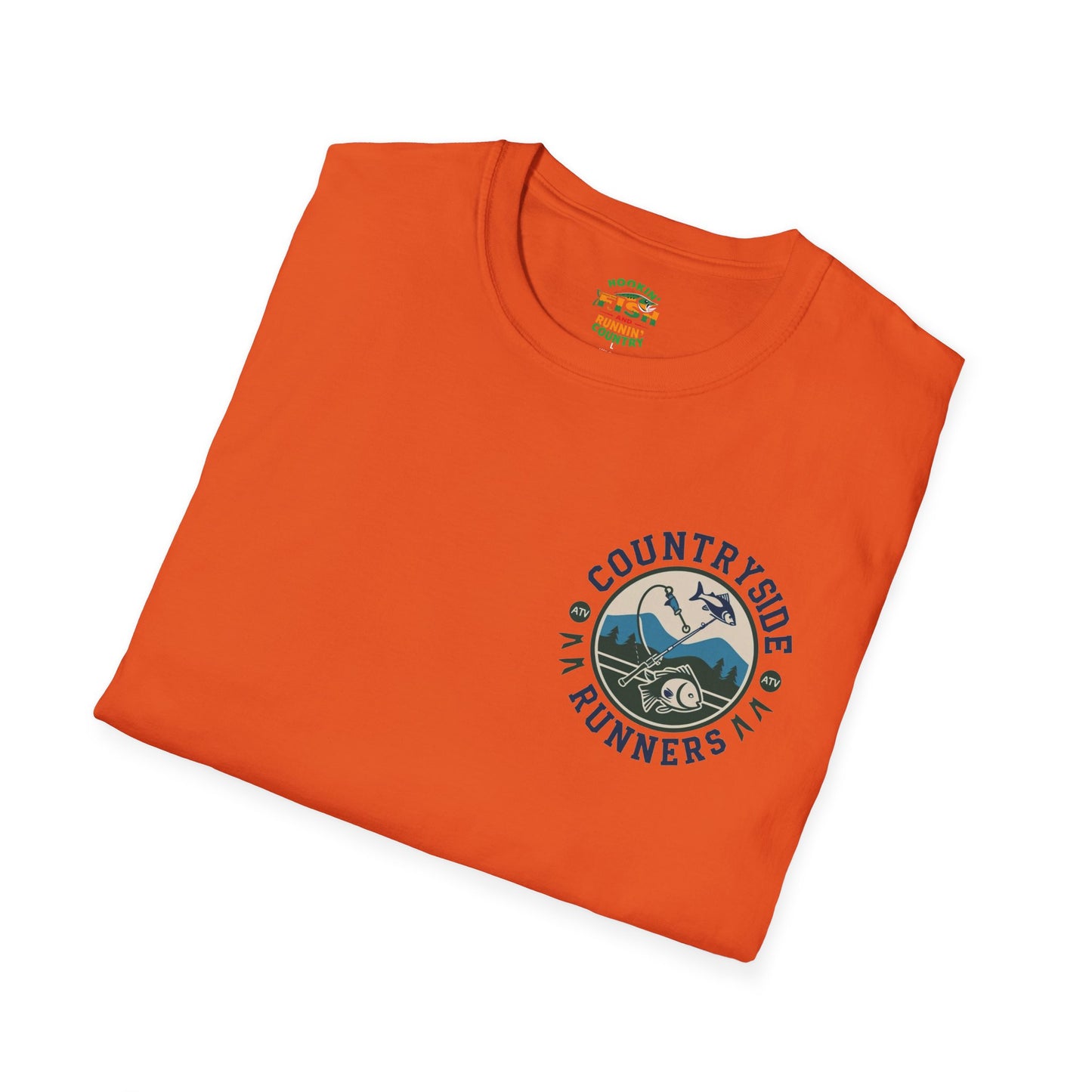 Hooked- Countryside Fishing T-Shirt rods and country