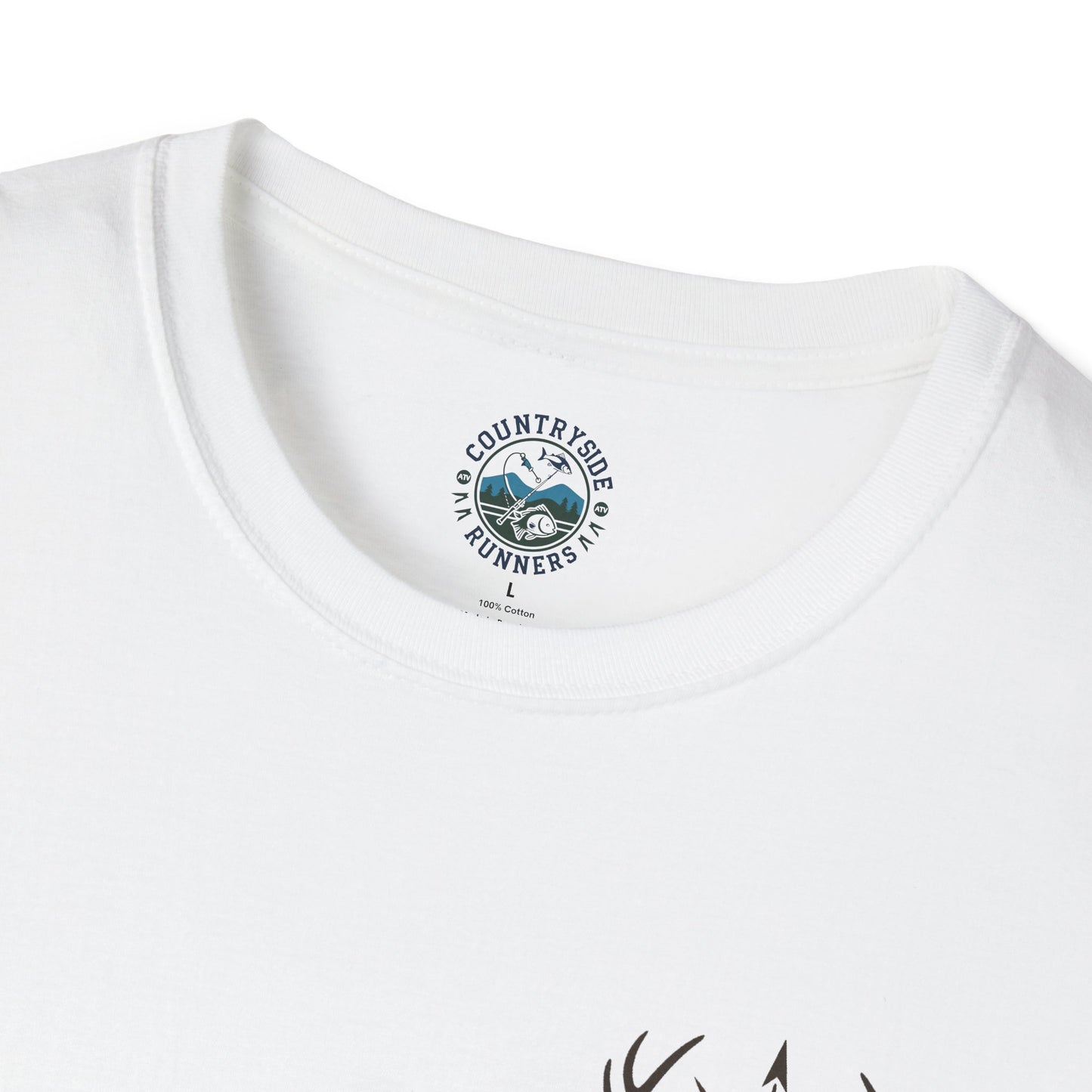 Countryside Runners T-Shirt, Rustic Outdoor Apparel, Gift for Dog Lovers, Hiking Shirt, Country Life Fashion